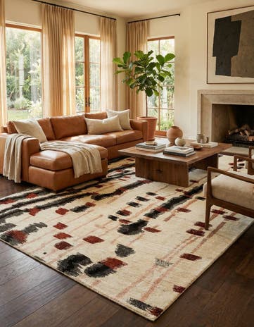 7' x 10' Kashkuli Wool Rug