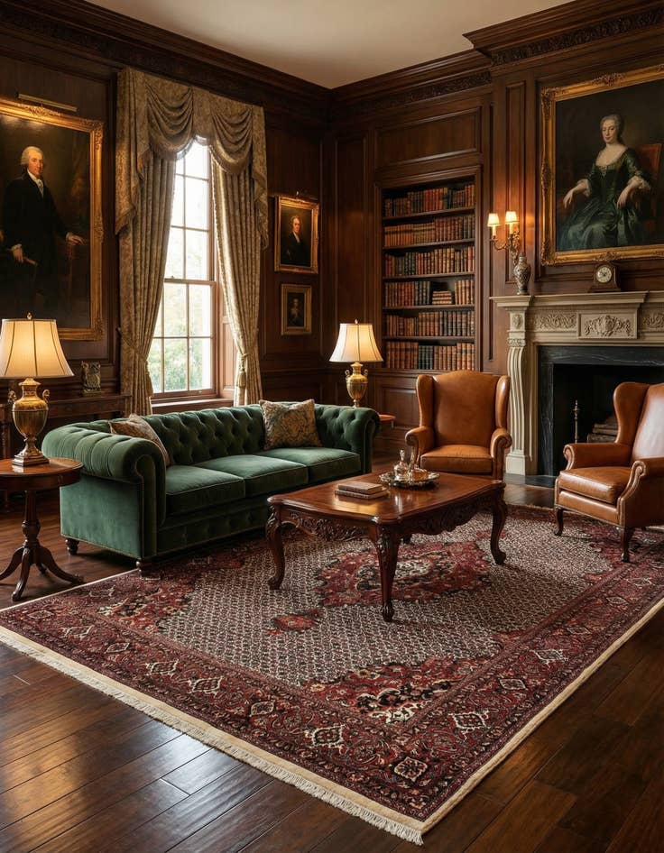 Detail image of  8' 5 x 11' 4 Bidjar Wool Rug