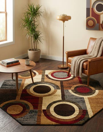 Cafe Octagon Rug