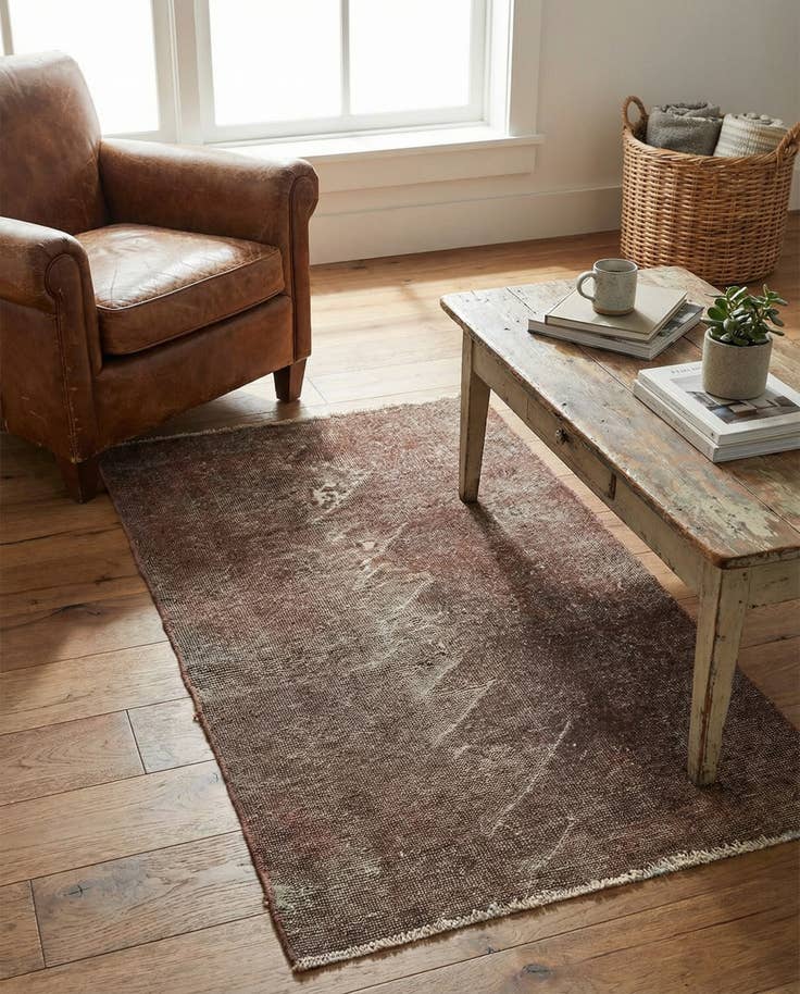 Detail image of 3' x 5' 5 Hand Knotted Ultra Vintage Persian Wool Rug