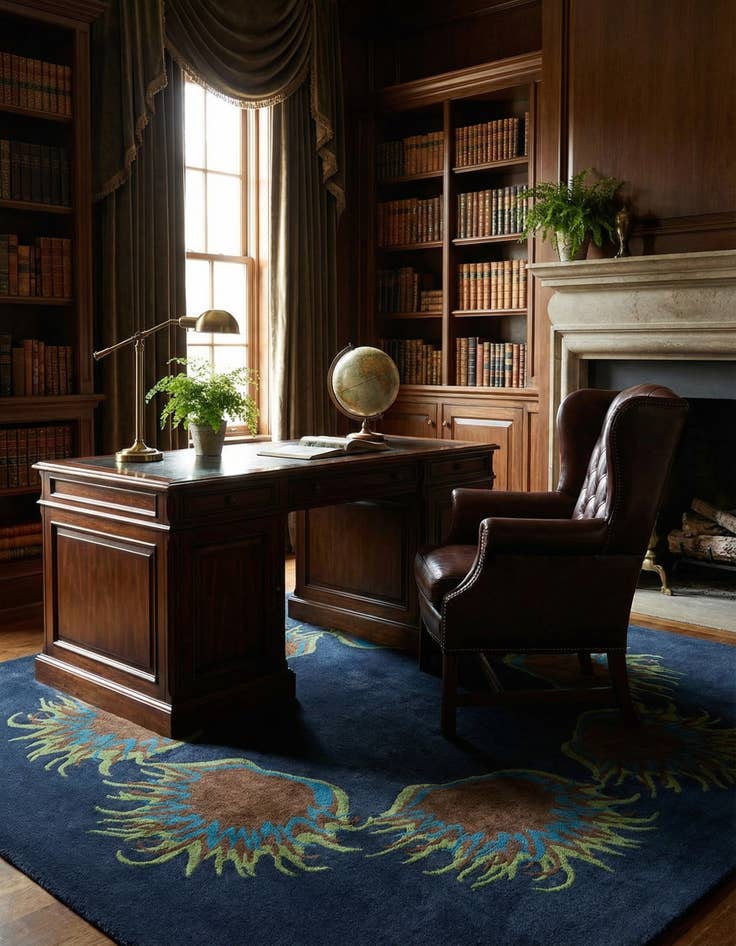 Detail image of 7' 6 x 7' 6 Luna Square Rug