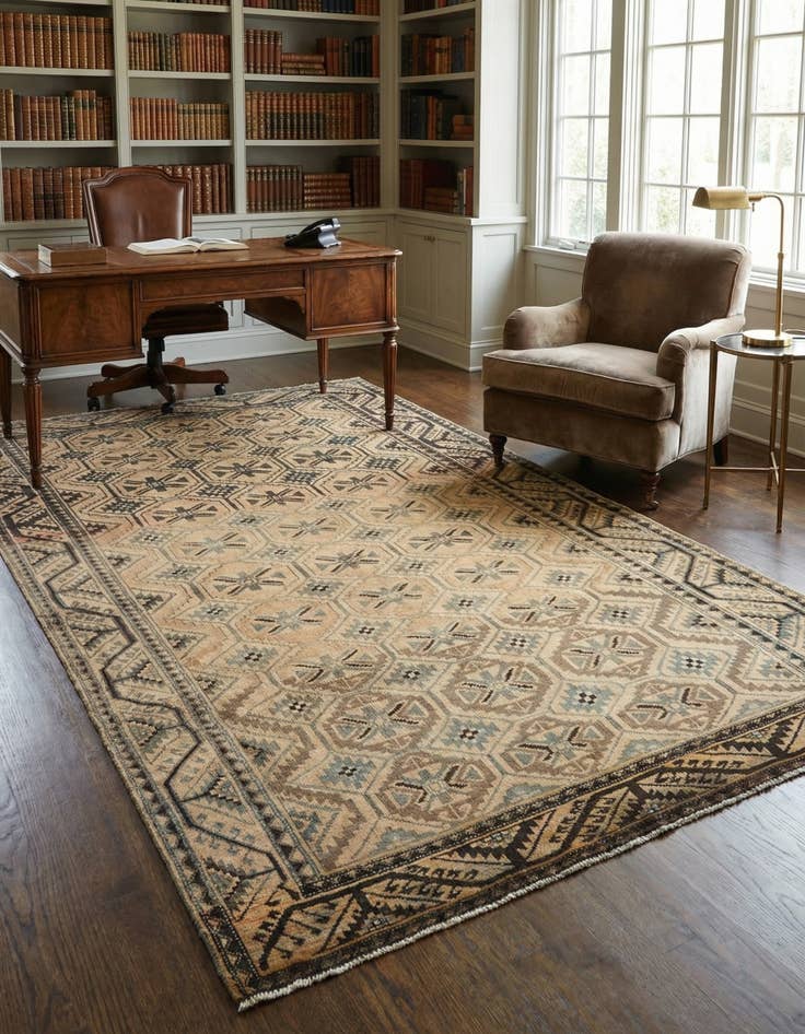 Detail image of 5' 2 x 9' 7 Hamedan Rug