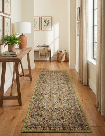 Green Lucerne Runner Rug