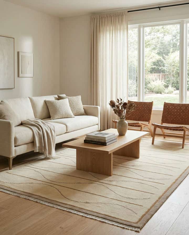 5' 8 x 7' 11 Hand Knotted Tibet Rug