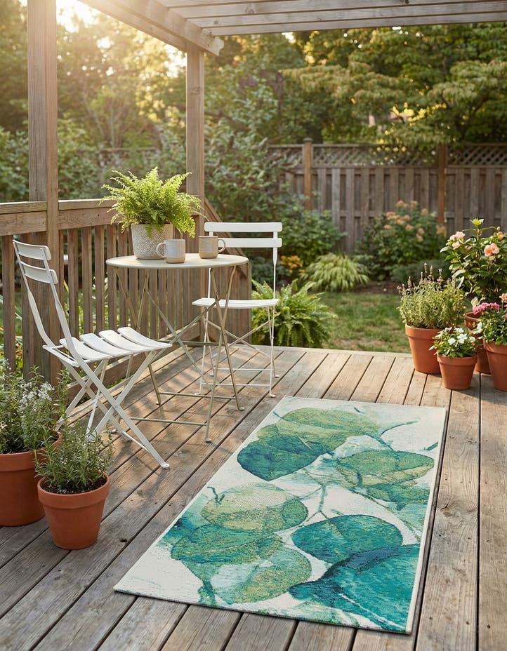 2' x 4' Easy-Clean Botanical Indoor / Outd...