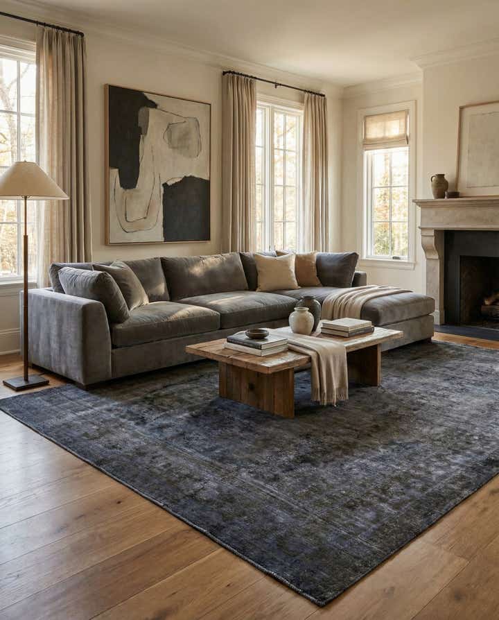 9' 4 x 12' 7 Hand Knotted Ultra Vintage Persian Wool Rug