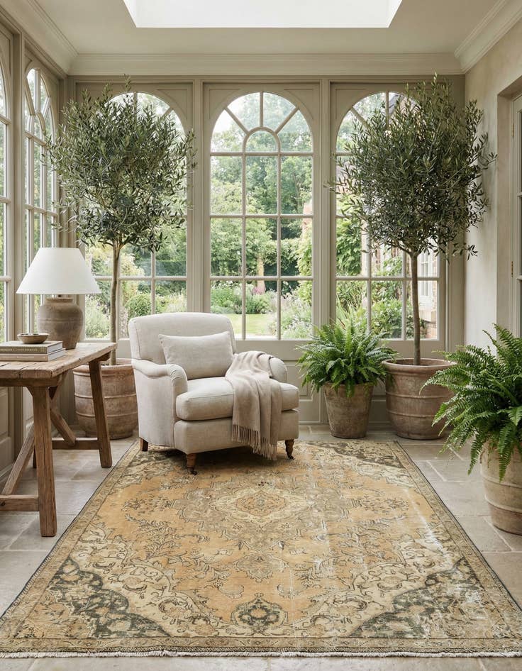 Detail image of 6' 1 x 8' 11 Vintage Rug