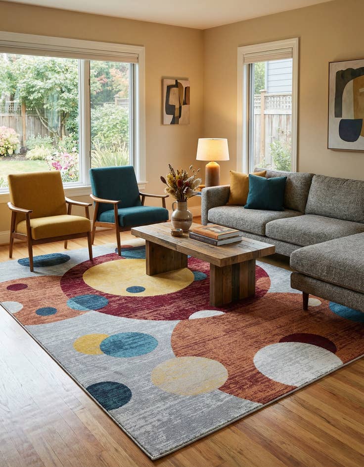 Detail image of 9' x 12' Kamala Washable Rug