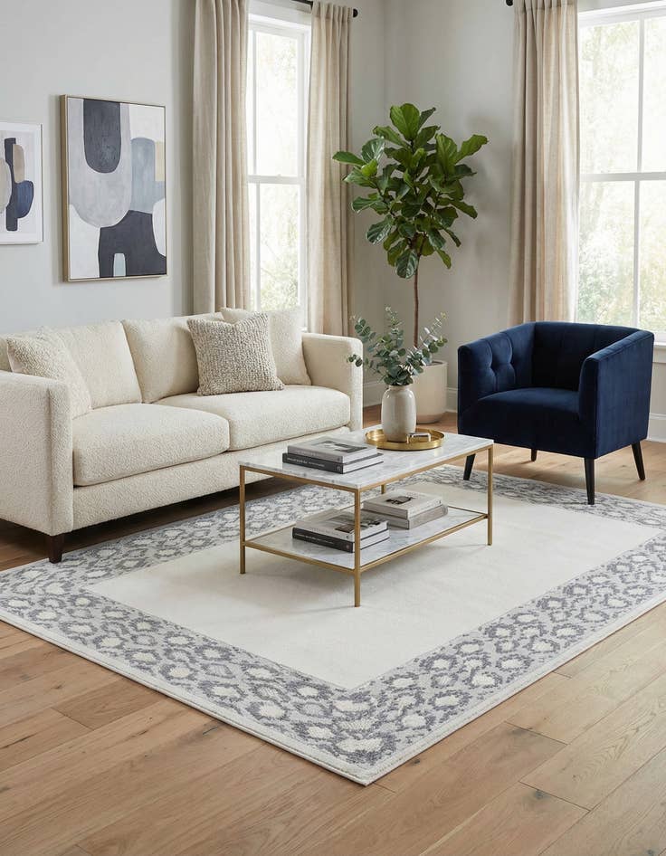 Detail image of 5' 3 x 8' Vince Camuto Rug