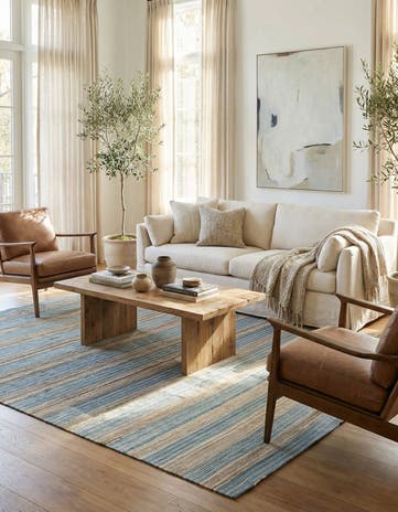 6' x 7' 8 Hand Woven Kilim Modern Wool Rug
