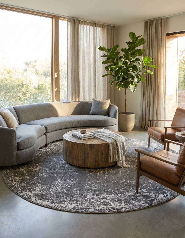 Detail image of  13' x 13' Monte Carlo Round Rug