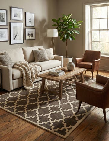 5' x 7' 9 Luna Wool Rug