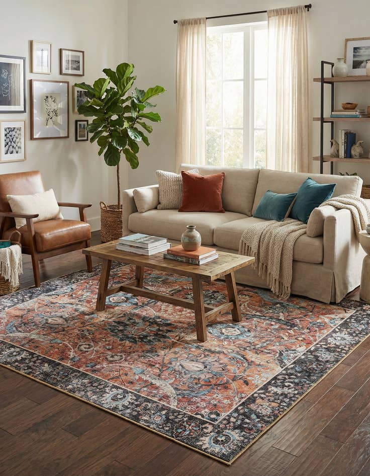 Detail image of 7' 10 x 7' 10 Timeless Square Rug