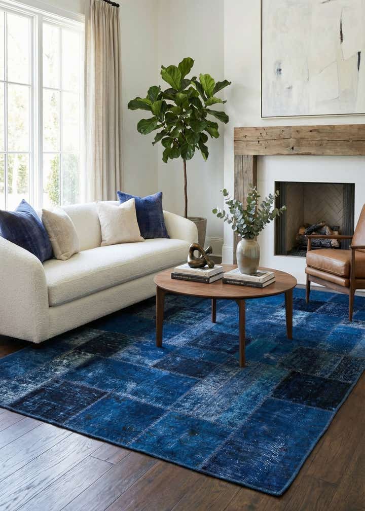 6' x 9' Hand Knotted Ultra Vintage Persian Wool Rug