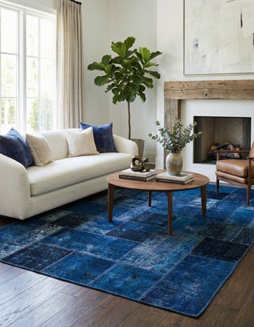 6' x 9' Hand Knotted Ultra Vintage Persian Wool Rug