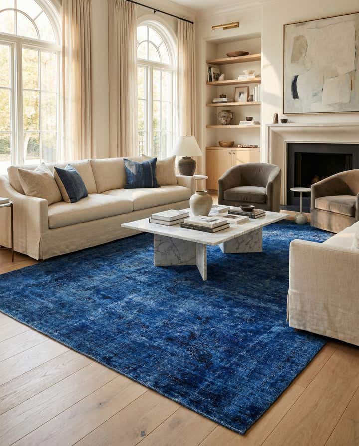 7' 5 x 10' 9 Hand Knotted Ultra Vintage Persian Wool Rug