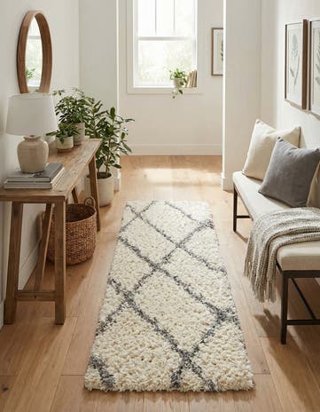 2' x 6' Infinity Shag Runner Rug