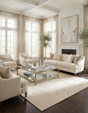 5' 9 x 8' Hand Knotted Darya Wool Rug