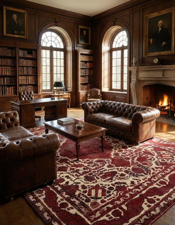 7' 9 x 11' 1 Vintage Royal Wool Rug