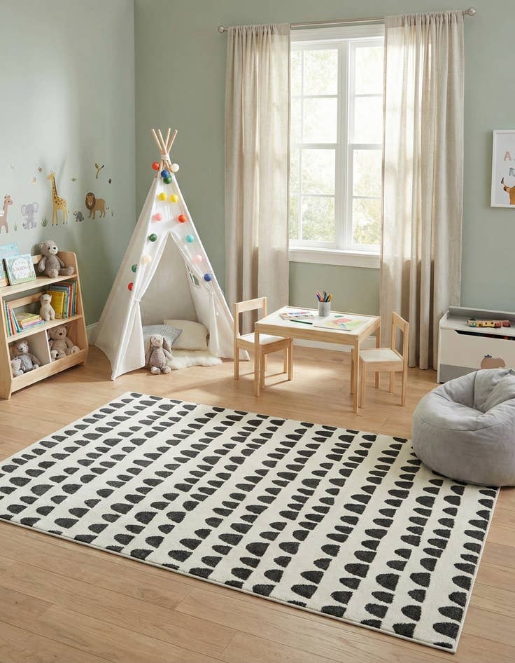 Detail image of  7' 10 x 10' Whimsy Kids Rug