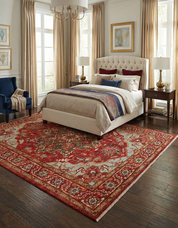 Detail image of 5' 10 x 8' 1 Hand Knotted Ariana Ziegler Rug