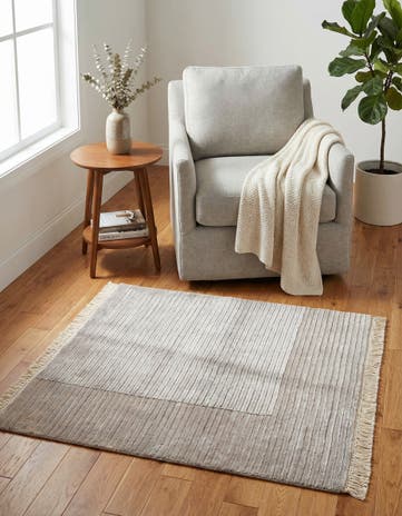 2' 7 x 2' 7 Hand Knotted Darya Wool Square Rug