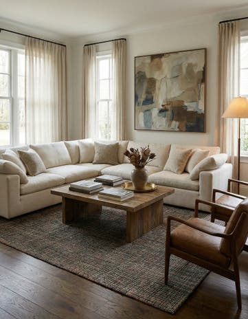 6' 3 x 10' 1 Hand Knotted Darya Wool Rug