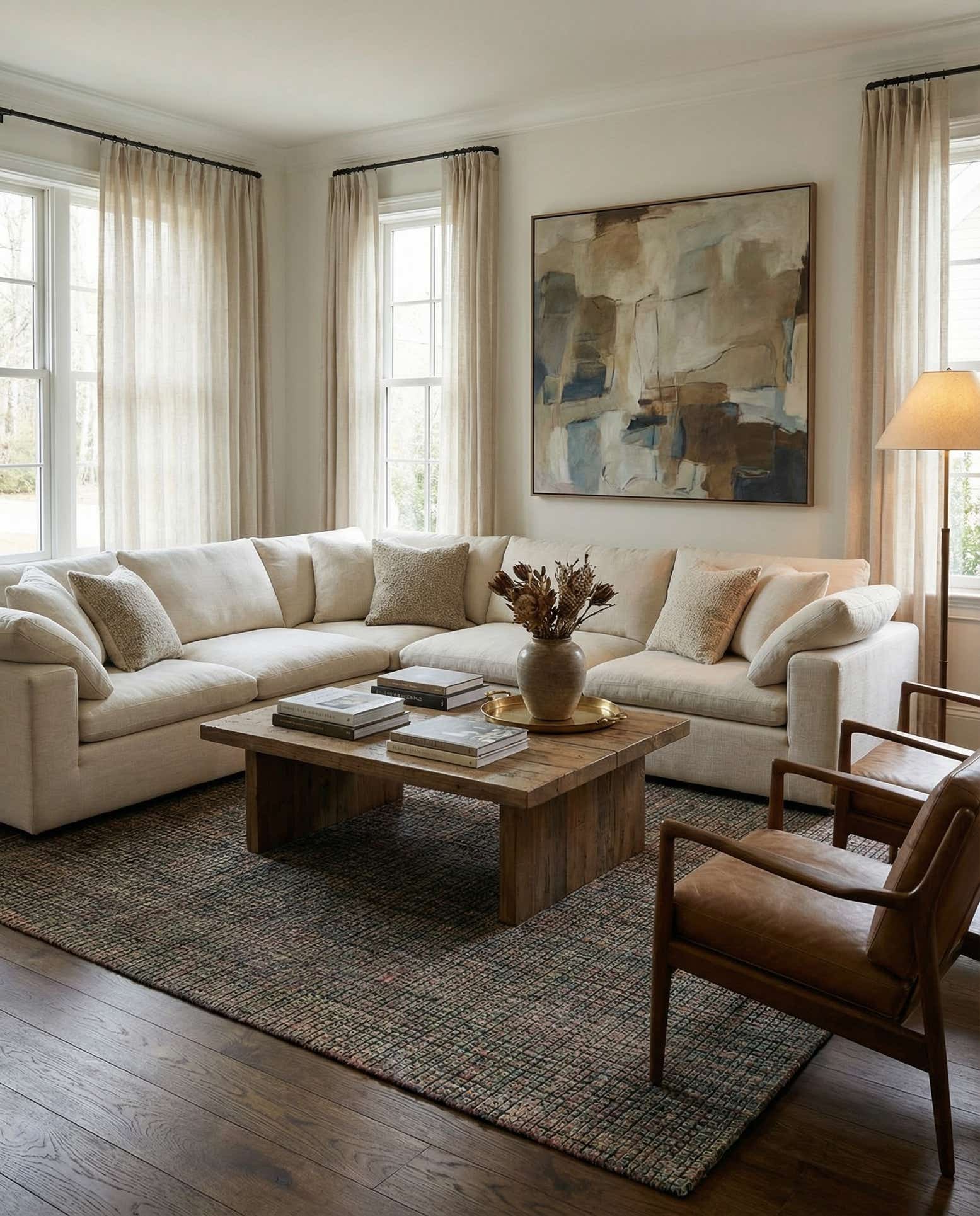 6' 3 x 10' 1 Hand Knotted Darya Wool Rug