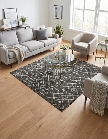 6' x 6' Moroccan Trellis Square Rug