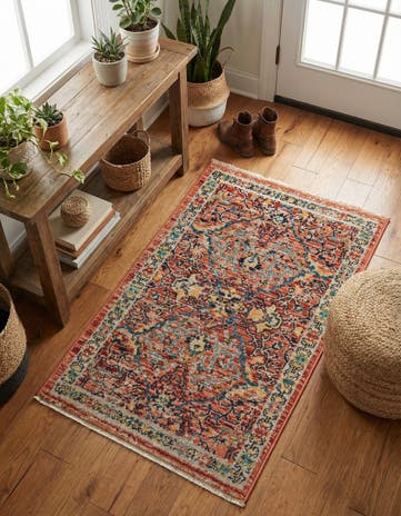 Brick Red Lola Rug