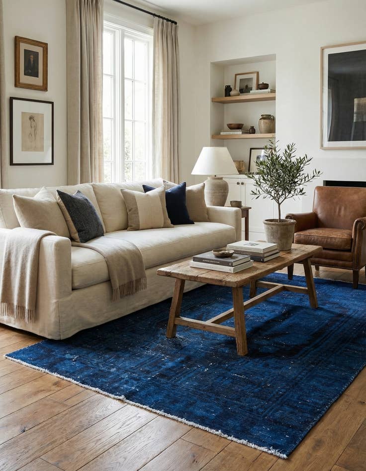 Detail image of 3' 8 x 6' 8  Hand Knotted Ultra Vintage Persian Wool Rug