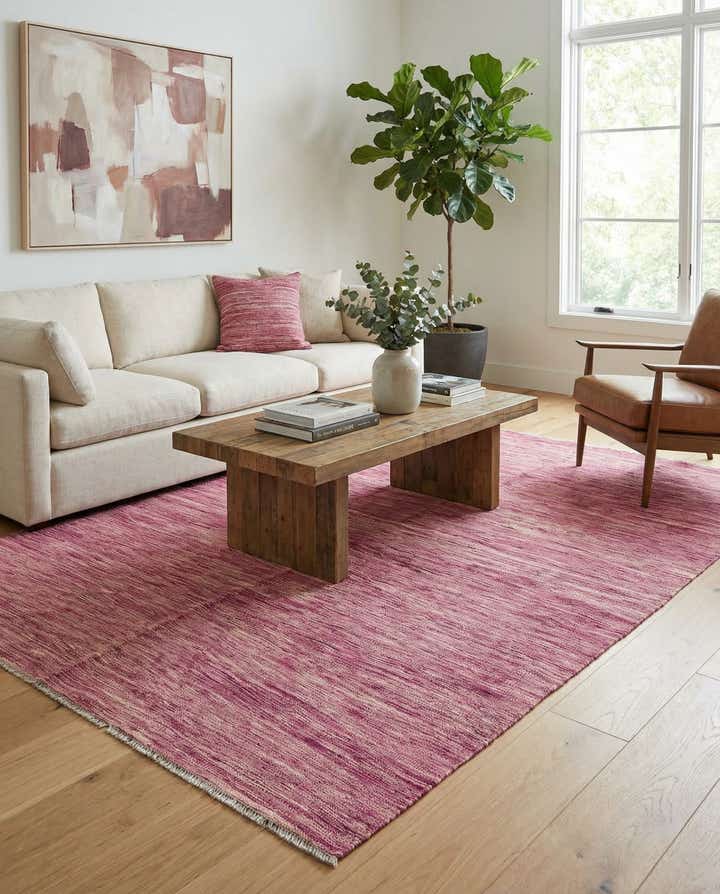 170cm x 245cm Handgewebt Kilim Modern Wolle Teppich