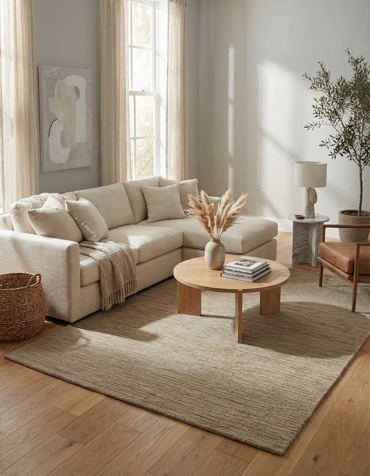 Detail image of 4' 9 x 7' 6 Luna Rug