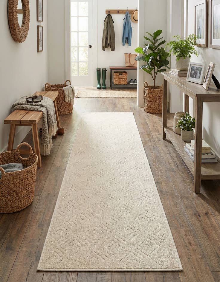 Detail image of 2' x 8'  Washable Sabrina Soto Indoor / Outdoor Runner Rug