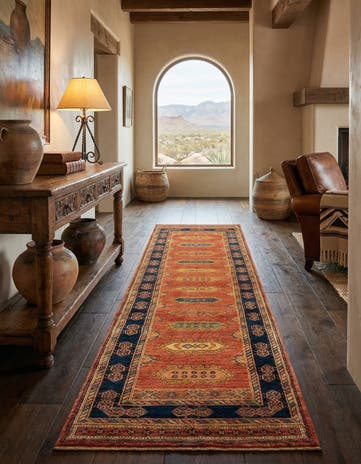 2' 9 x 10' 8 Luribaft Wool Runner Rug