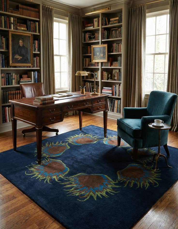 Detail image of 7' 7 x 7' 7 Luna Square Rug