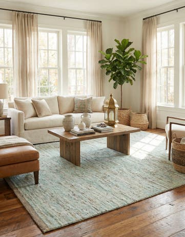 6' 7 x 9' 9 Hand Knotted Moroccan Wool Rug