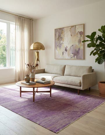 7' x 9' 8 Hand Woven Kilim Modern Wool Rug