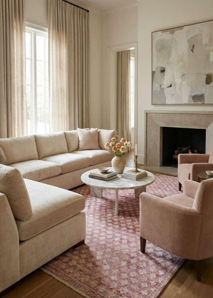 8' 10 x 12' Hand Knotted Darya Wool Rug