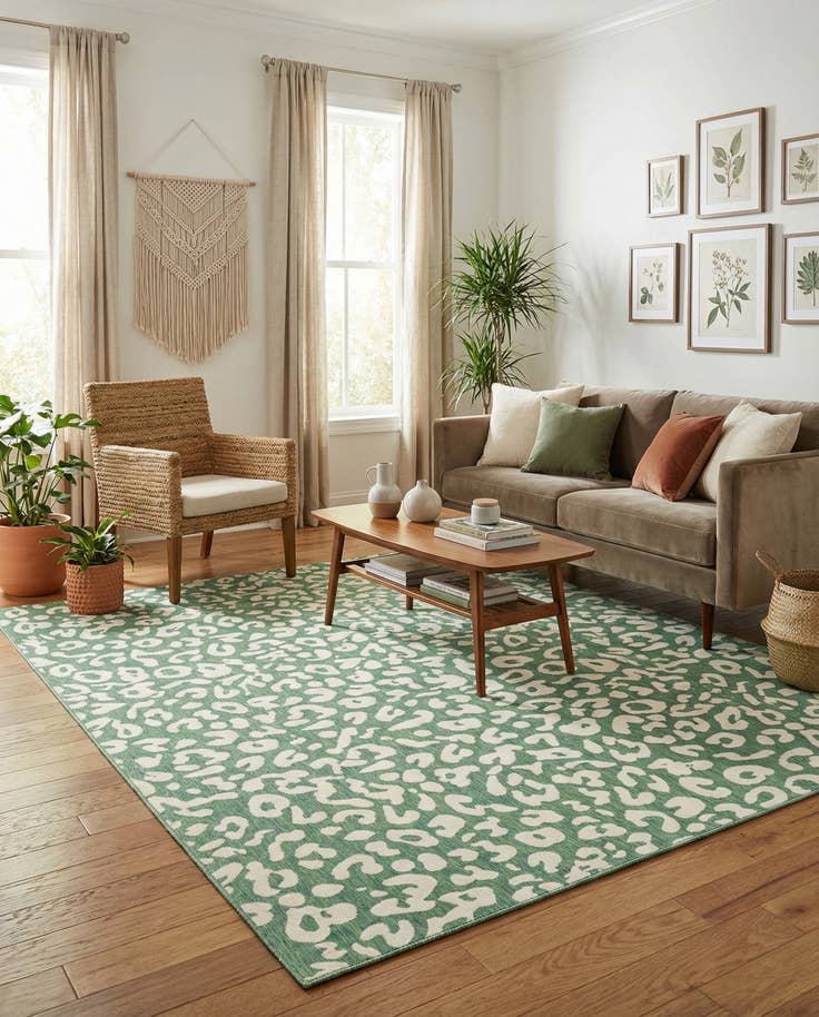 Detail image of 10' x 13' Easy-Clean Safari Indoor / Outdoor Rug