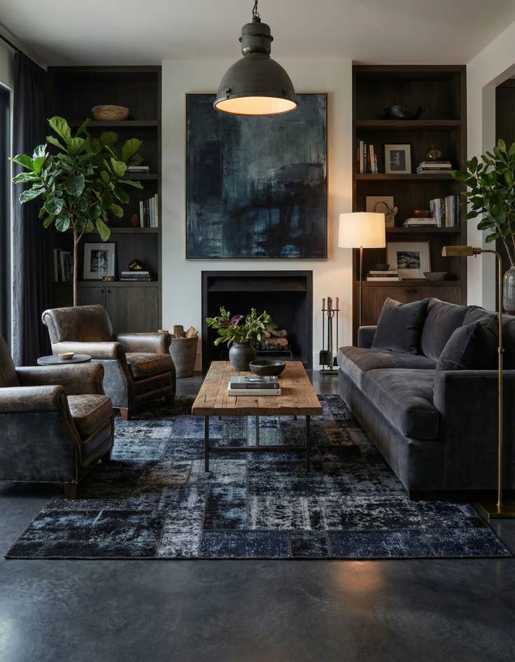 Detail image of 5' 7 x 7' 6  Hand Knotted Ultra Vintage Persian Wool Rug