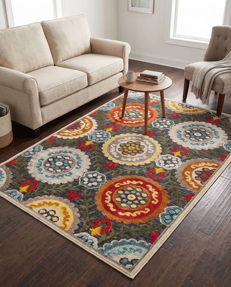 Detail image of 5' x 7' Easy-Clean Casablanca Indoor / Outdoor Rug
