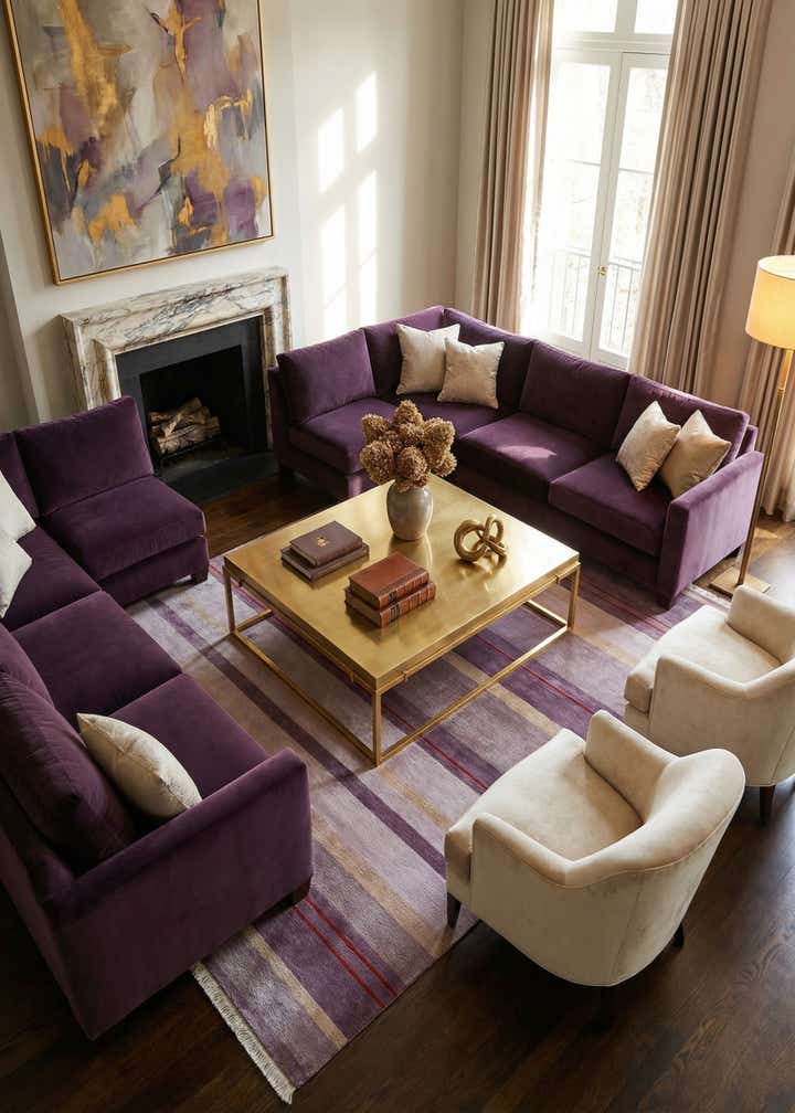 6' 4 x 9' 8 Hand Knotted Darya Wool Rug