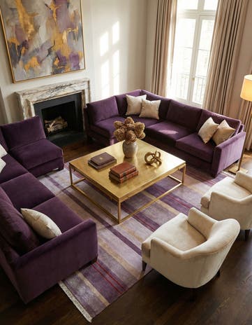 6' 4 x 9' 8 Hand Knotted Darya Wool Rug