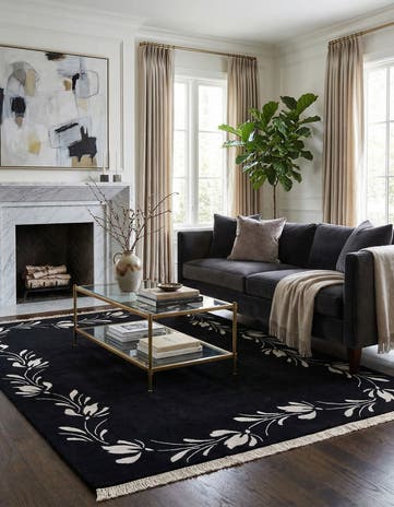 5' 8 x 7' 10 Hand Knotted Darya Wool Rug