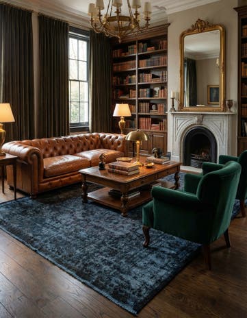 9' 8 x 13' 6 Vintage Royal Wool Rug