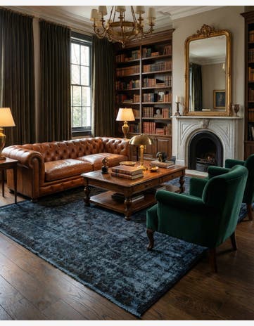 9' 8 x 13' 6 Vintage Royal Wool Rug