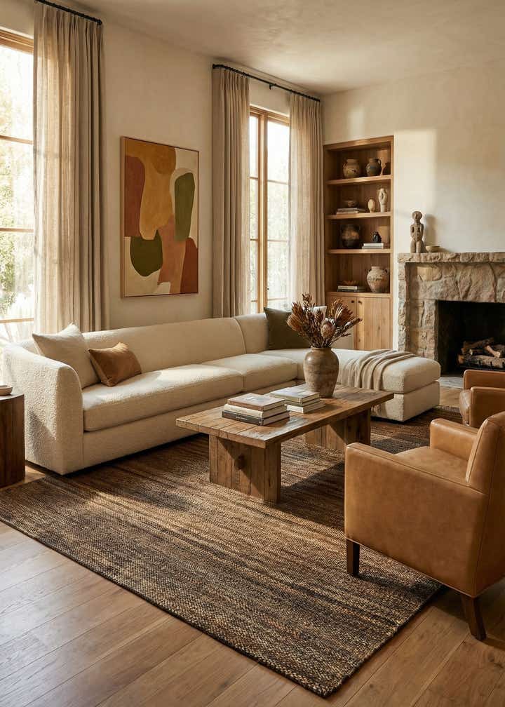 5' 7 x 7' 10 Juma Wool Rug