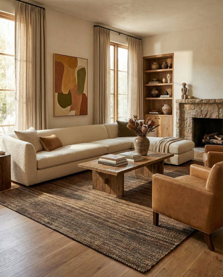 Detail image of 5' 7 x 7' 10 Juma Wool Rug