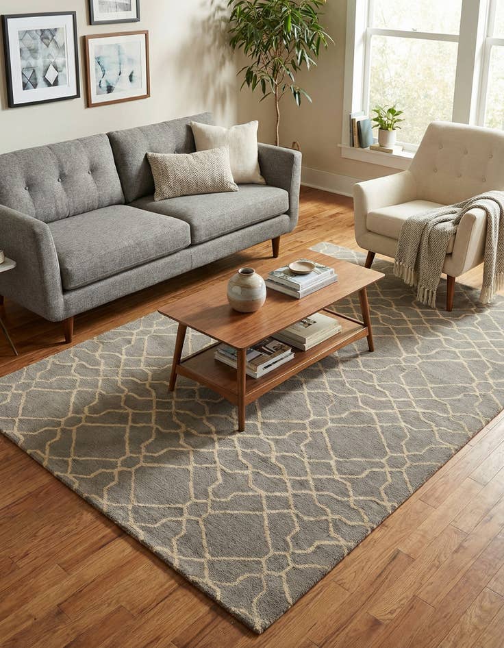 Detail image of 5' x 8' Luna Wool Rug